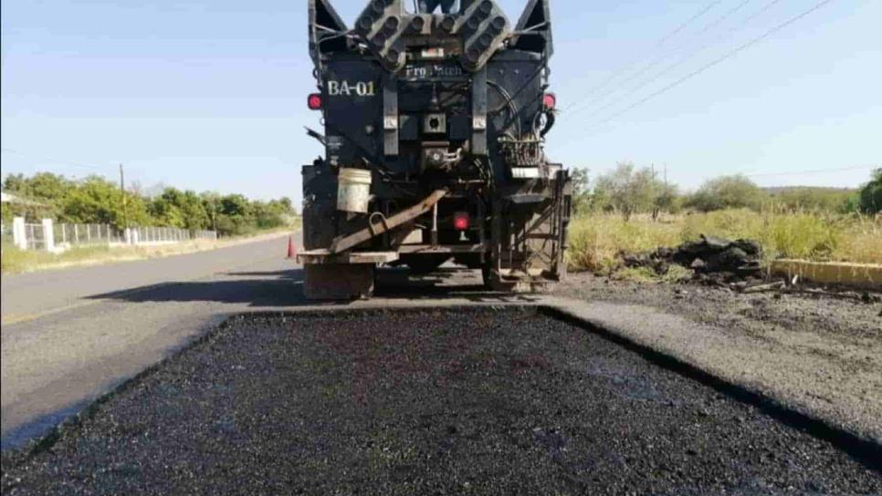 Al 90 % la rehabilitación  de la carretera Los Mochis-El Fuerte