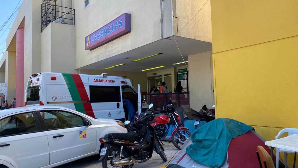 Menor ingresa a Hospital Pediátrico de Sinaloa tras accidente de moto en Culiacán