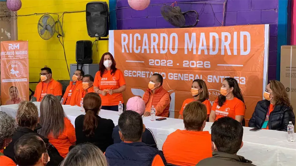 Candidato a dirigir el SNTE pide unidad a maestros de Los Mochis
