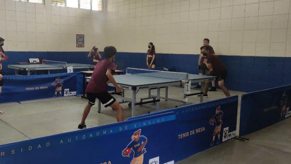 Águilas UAS de tenis de mesa se renueva para Universiada Regional