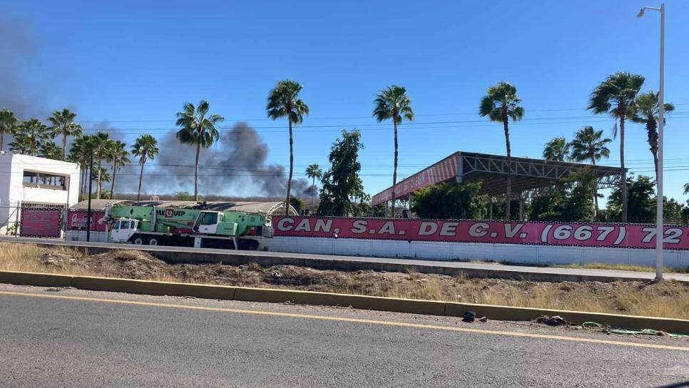 Se incendia de nuevo pensión de vehículos en Culiacán