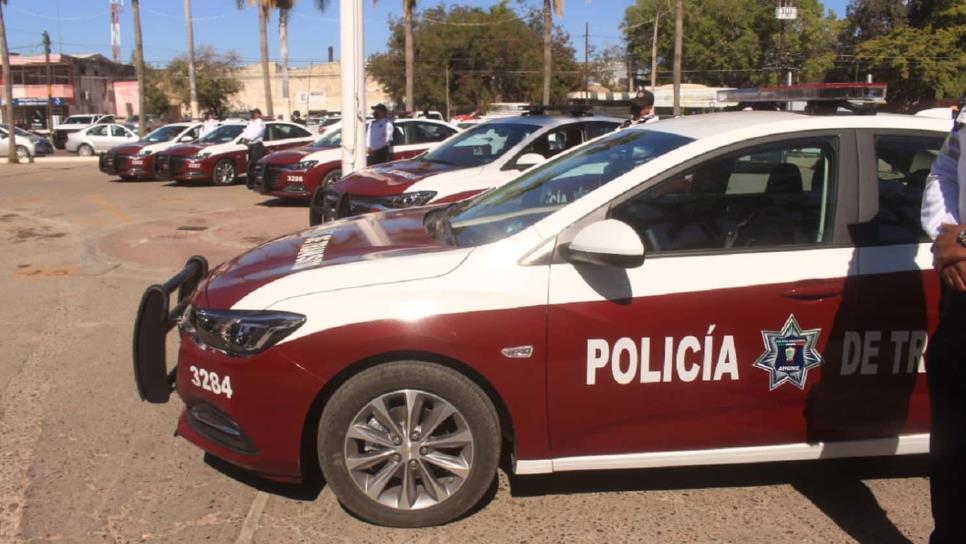 Agentes de Tránsito en Ahome reciben 14 nuevas patrullas