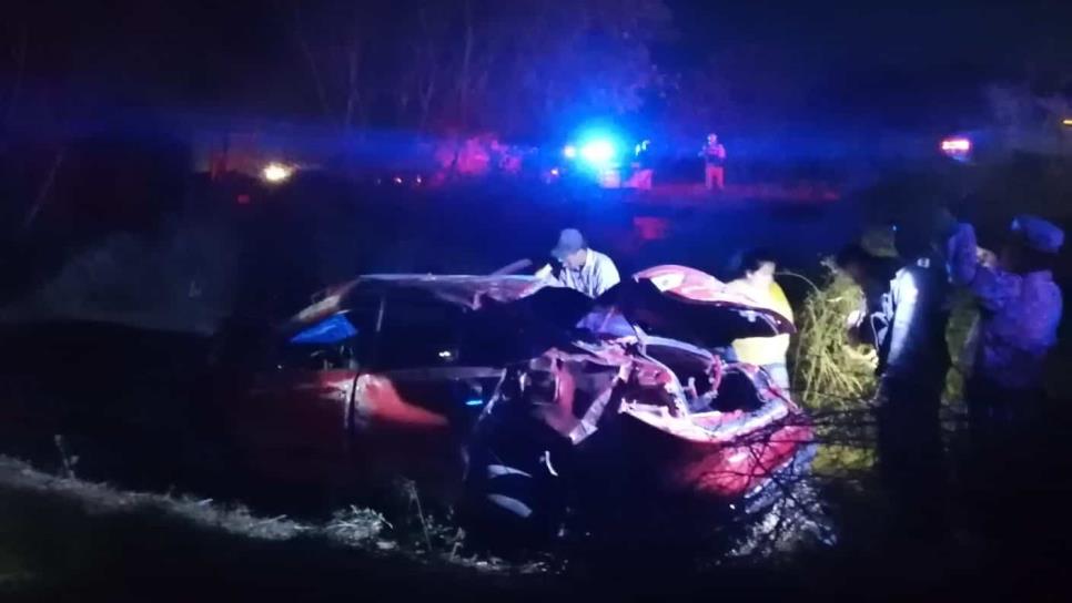 Dos lesionados tras choque en El Salado