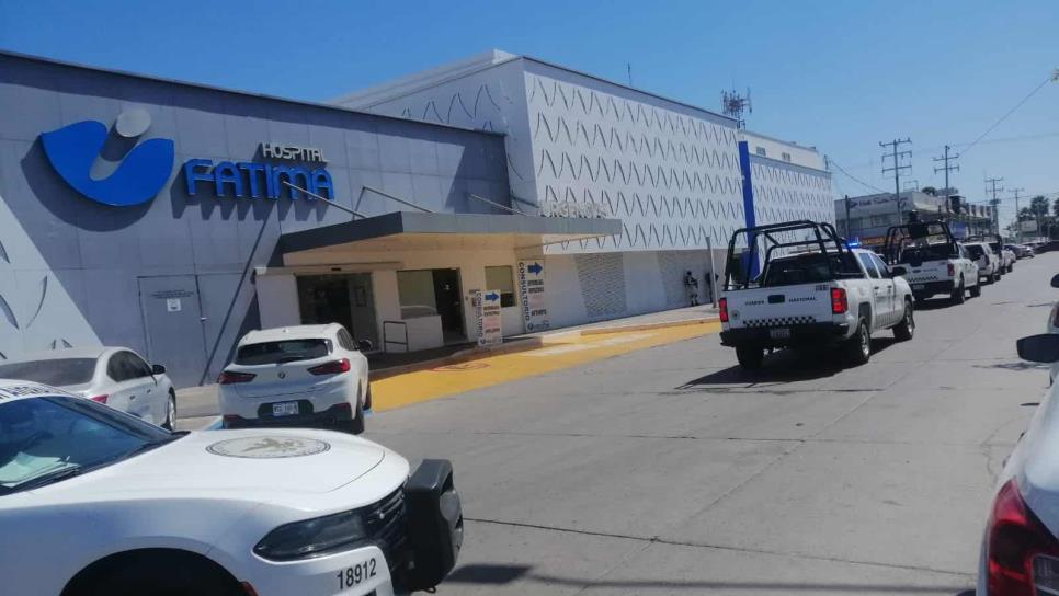 Sitia Guardia Nacional hospital en Los Mochis por atención a reo de alta peligrosidad