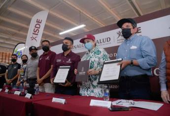 Firman convenio ISDE y Secretaría de Salud