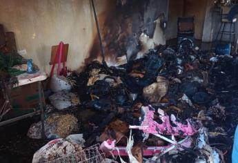 Incendio provoca daños en un domicilio en el Nuevo San Miguel