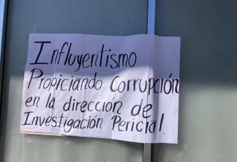 Trabaja bajo protesta personal de la Vicefiscalía en Culiacán