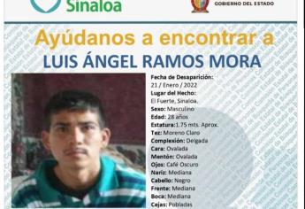 Reportan otro desaparecido, ahora de Mochicahui, El Fuerte