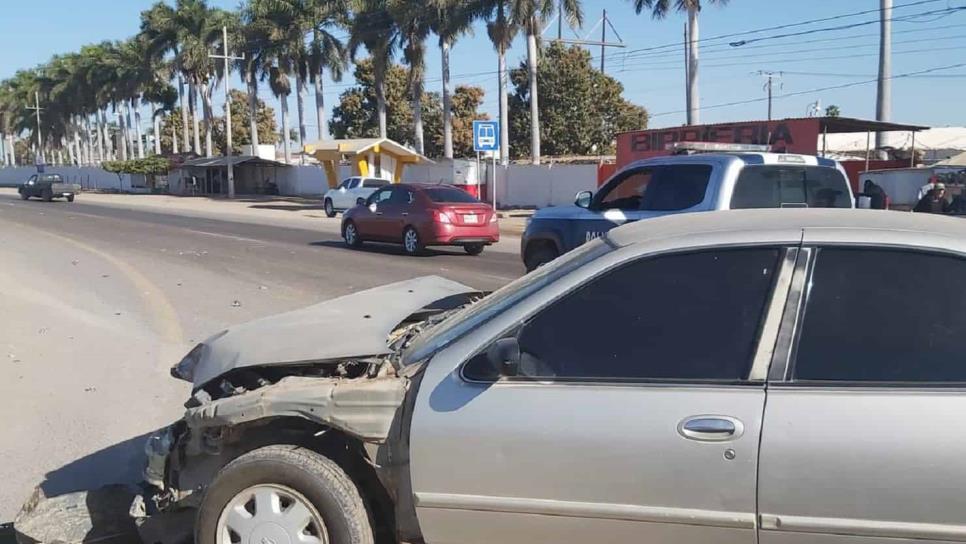 Encontronazo en Batamote deja un lesionado