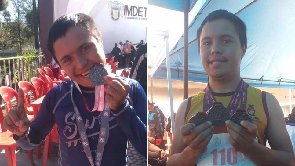 El ahomense Mauricio Quintero logra 2 medalla de oro y una de bronce