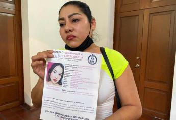 «No hay avances», acusa madre de joven desaparecida hace 7 meses en Mazatlán