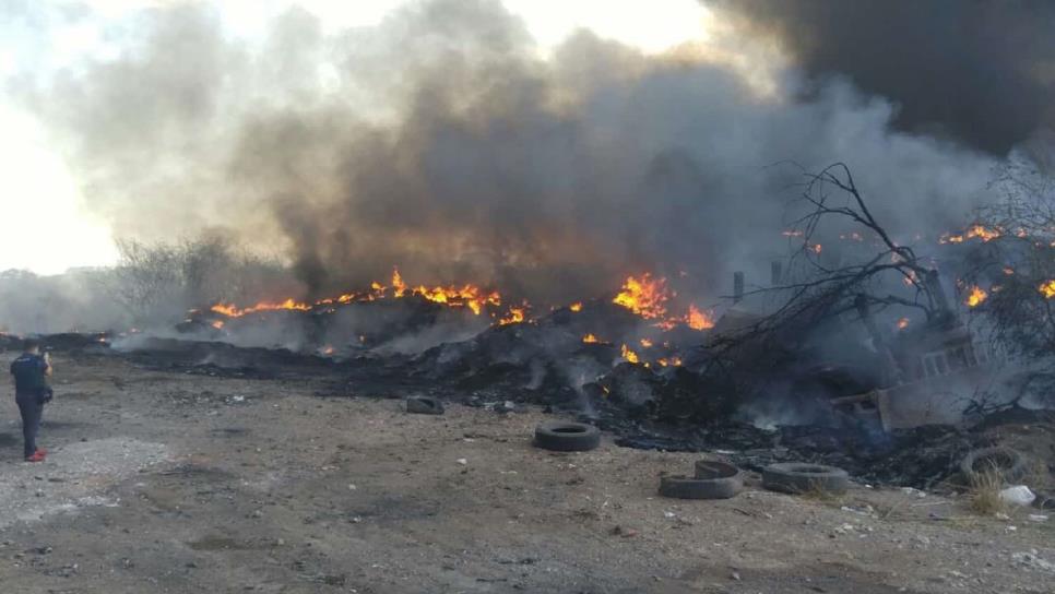 Incendio de basurón clandestino del Piggy Back fue provocado