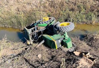 Fallece tractorista en el ejido Plan de San Luis, en Ahome