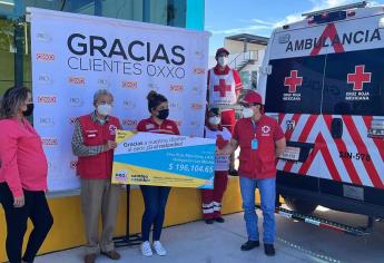 Cruz Roja Los Mochis recibió cerca de 200 mil pesos de redondeo de las tiendas Oxxo