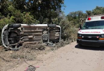 Joven lesionada tras volcar cerca de La Ladrillera, El Fuerte