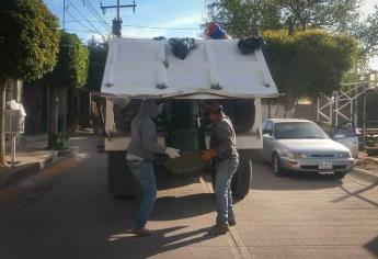 Atiende Dirección de Servicios Públicos recolección de basura en El Fuerte