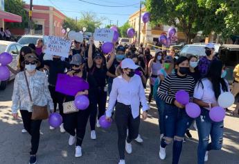 Marchan activistas en El Fuerte para exigir justicia para Itzel