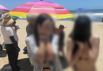 Rescatan de morir ahogadas a dos hermanas de 15 años en playa de Mazatlán