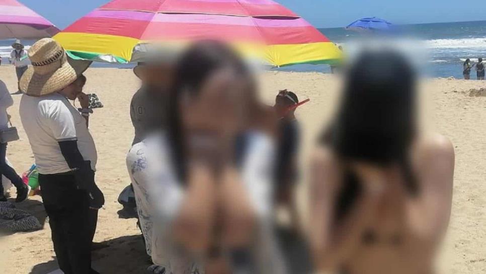 Rescatan de morir ahogadas a dos hermanas de 15 años en playa de Mazatlán