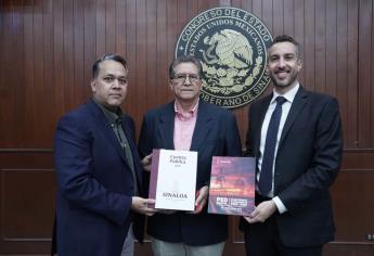 Recibe Congreso estatal el Plan Estatal de Desarrollo 2022 - 2027