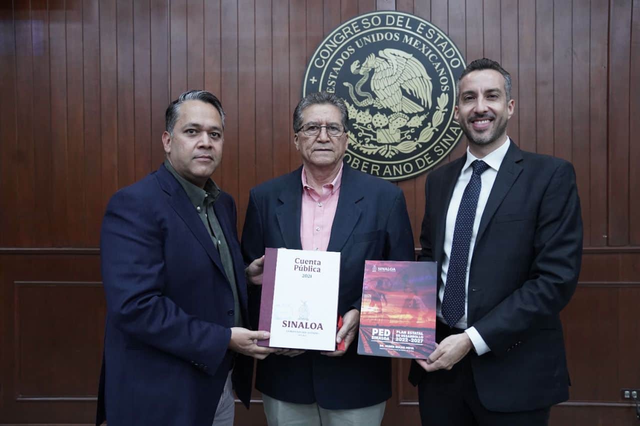 Recibe Congreso estatal el Plan Estatal de Desarrollo 2022 - 2027
