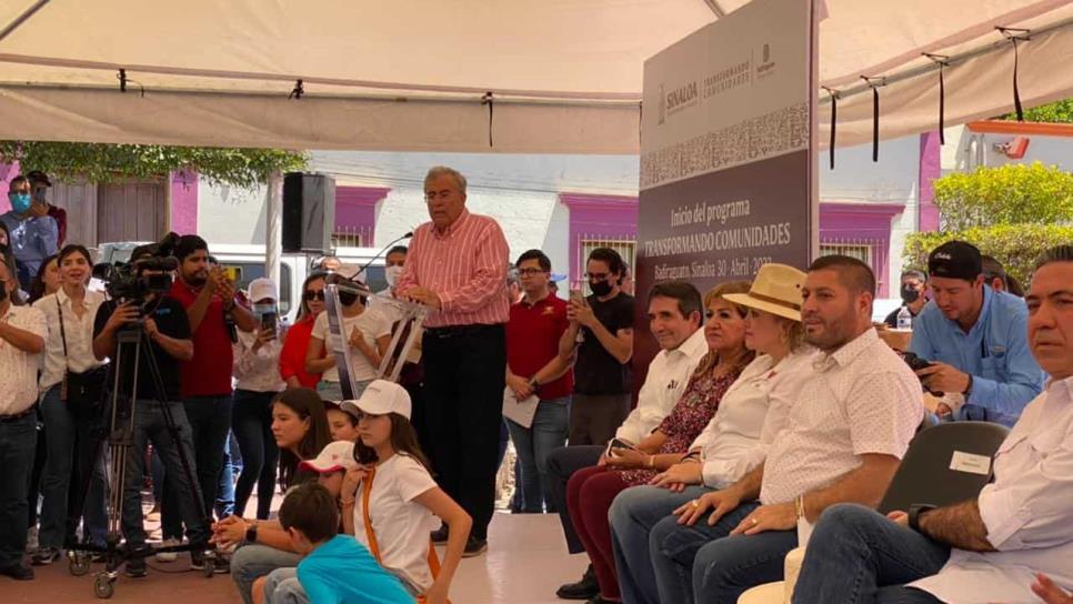 Inicia programa Transformando Comunidades en Badiraguato