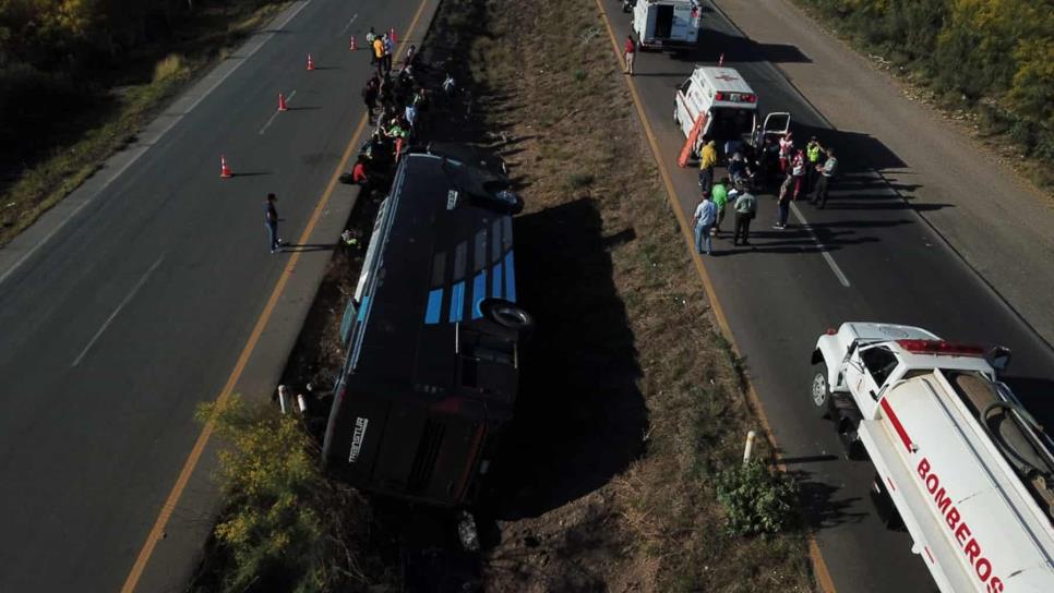 Camionazo en el Valle del Carrizo deja 19 jornaleros de Chiapas lesionados