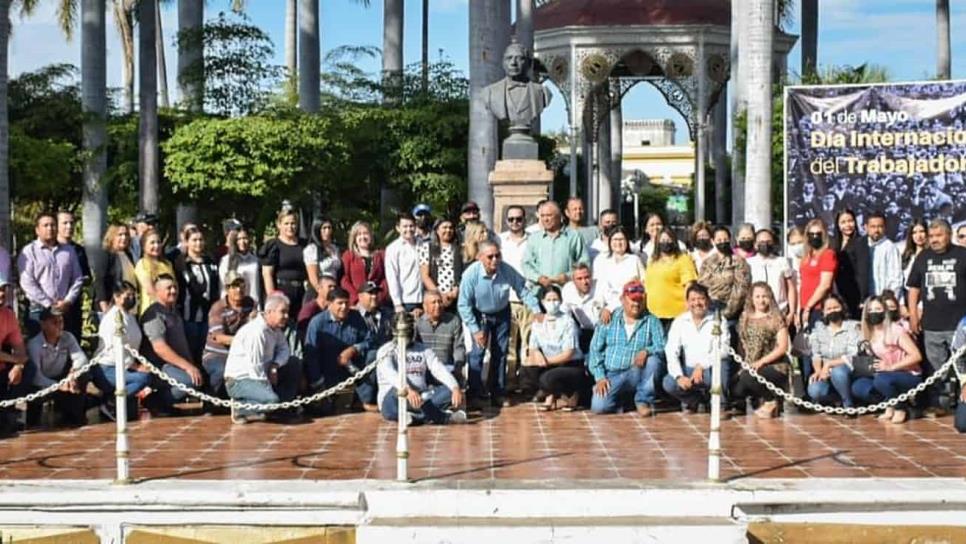 Ayuntamiento de El Fuerte realiza acto cívico en conmemoración del Día del Trabajador