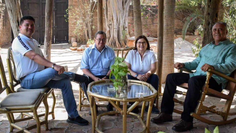 Senadores de Morena visitan El Fuerte y respaldan al alcalde Gildardo Leyva