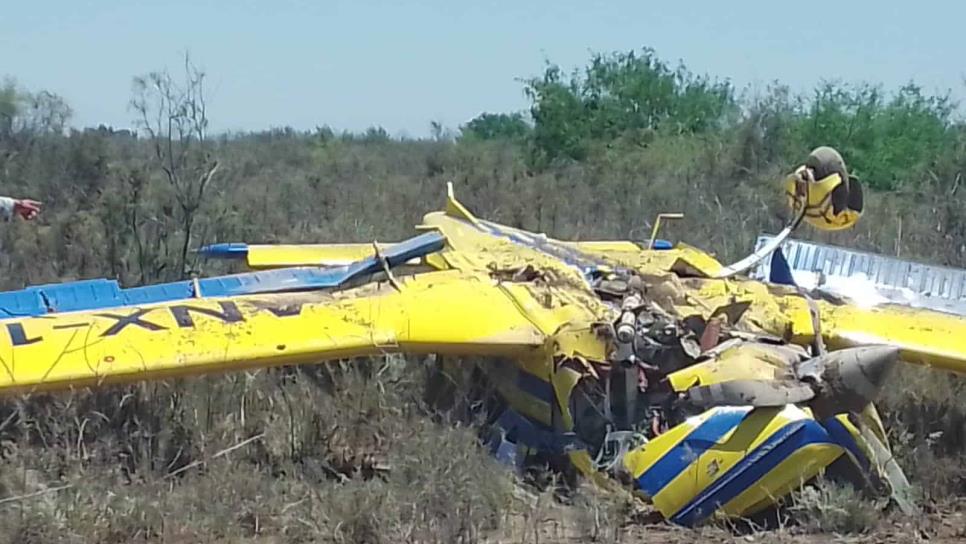 Se accidenta aeronave de la Armada de México en Aeropuerto de Los Mochis