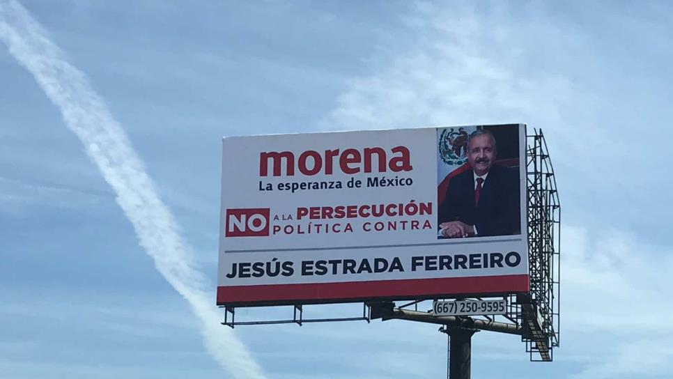 Morena solicitará retiro de espectaculares de apoyo a Estrada Ferreiro por uso indebido de logotipo