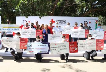 Capta Cruz Roja Culiacán 4 millones 474 mil 772 pesos en su avance de colecta