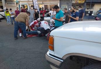 Adulto sufre graves golpes en la cabeza tras ser arrollado en el sector Barrancos, en Culiacán