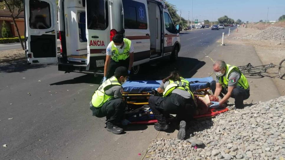 Atropellan en su bicicleta a adulto mayor y el conductor del vehículo huye del lugar