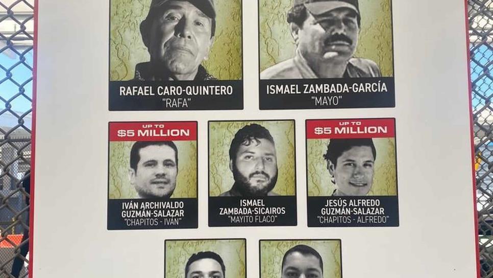 DEA lanza campaña para capturar Caro Quintero, Mayo Zambada y «Los Chapitos»: ofrece 45 MDD