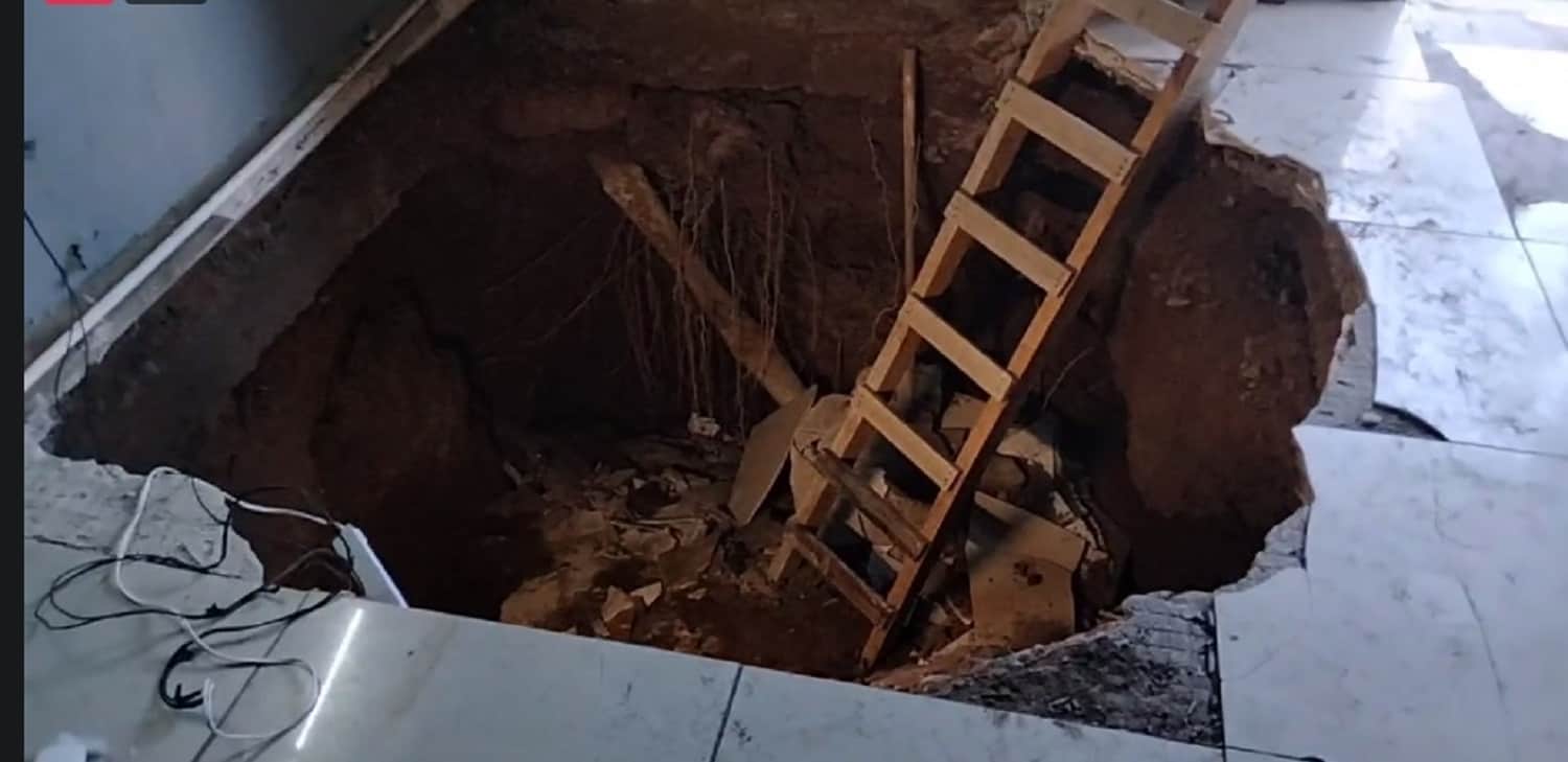 Inician los trabajos en socavón por «narcotúnel» en Culiacán