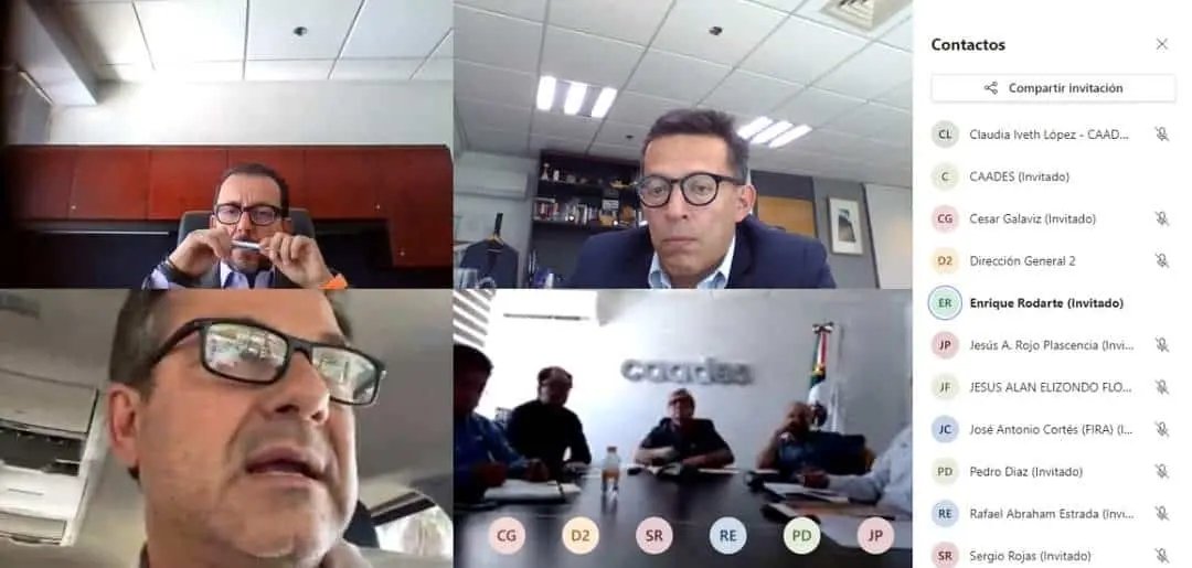 FOTO: Captura de videoconferencia.