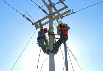 Suspenderá CFE por 3 horas el servicio de energía en 38 comunidades de Culiacán