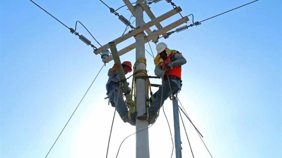 Suspenderá CFE por 3 horas el servicio de energía en 38 comunidades de Culiacán
