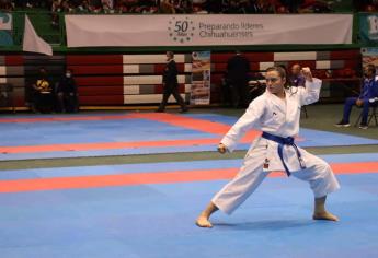 Itzel Zamudio gana bronce para la UAS en el karate de UACJ 2022