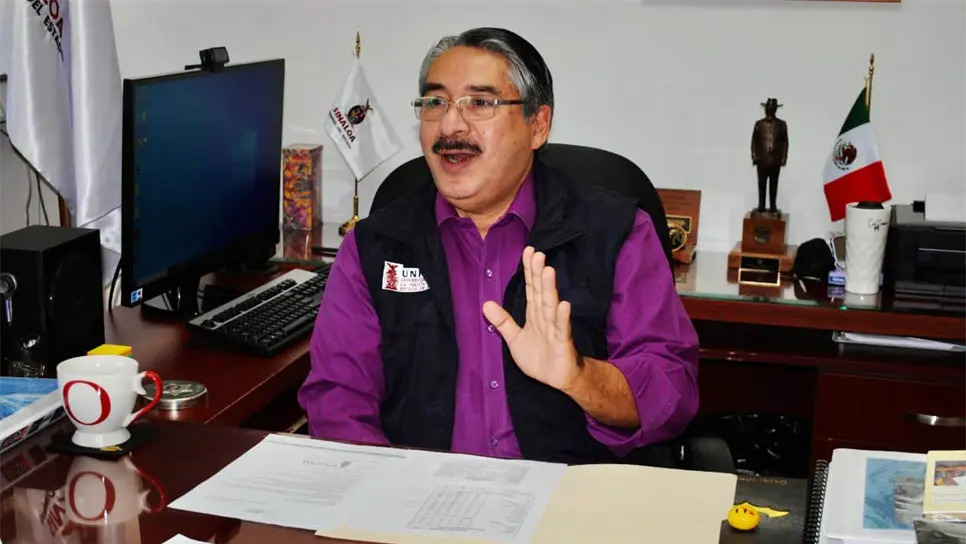 Óscar Fidel González Mendívil, Rector de la Universidad de Policías. FOTO: Luz Noticias.