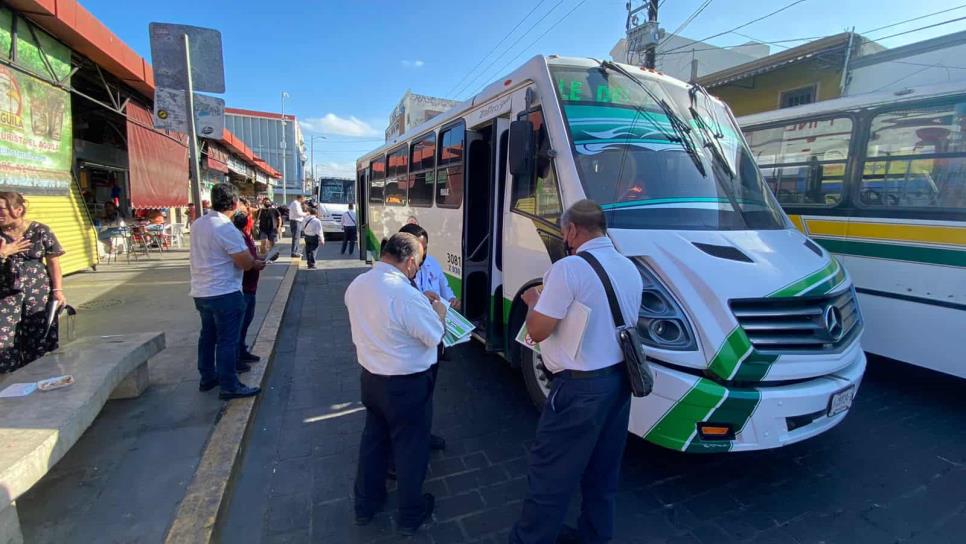 Van autoridades por eliminación de violencia y acoso en camiones