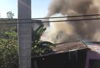 Hombre fallece tras incendio de casa en Yebavito, Navolato