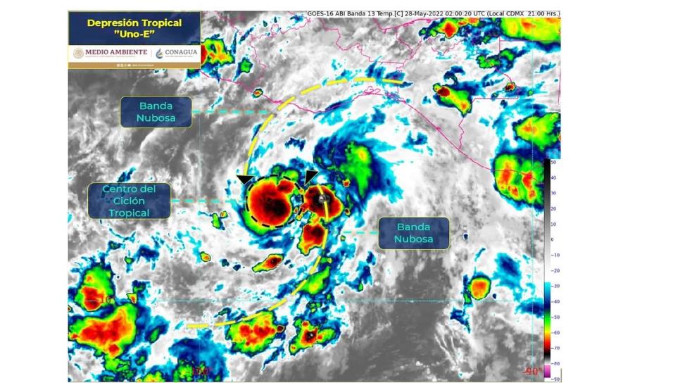 Se forma el primer ciclón tropical de la temporada en el pacífico