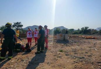 Hombre cae a una noria mientras la excavaba y queda inconsciente