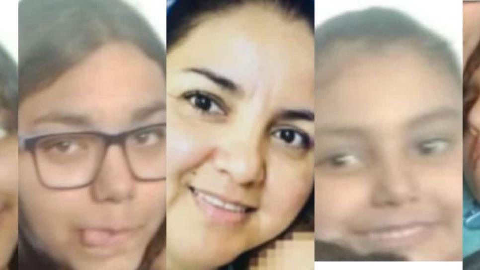 Desaparece madre y sus cuatro hijos en Culiacán; solicitan colaboración para localizarlos