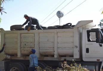 Ayuntamiento de El Fuerte continua activo con campaña de descacharrización en el municipio