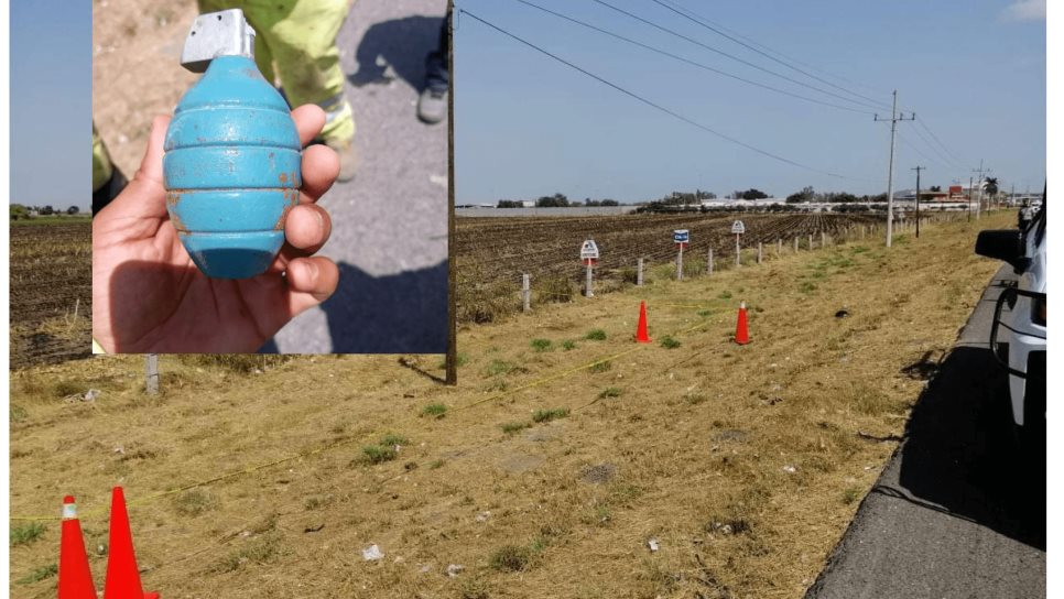 Encuentran una granada de fragmentación en Los Mochis