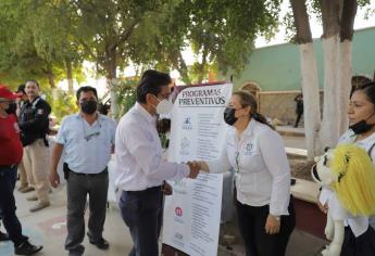 Ponen en marcha en El Burrión la Feria de Servicios Construyamos Paz en Familia