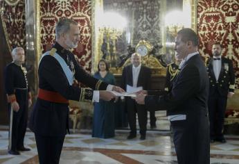 Quirino Ordaz presenta sus credenciales como Embajador al Rey de España